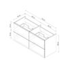 dvojumyvadlo-z-mineralniho-mramoru-se-skrinkou-mocoori-modulo-120x68x46cm Dvojumyvadlo z minerálního mramoru se skříňkou Mocoori Modulo 120x68x46cm