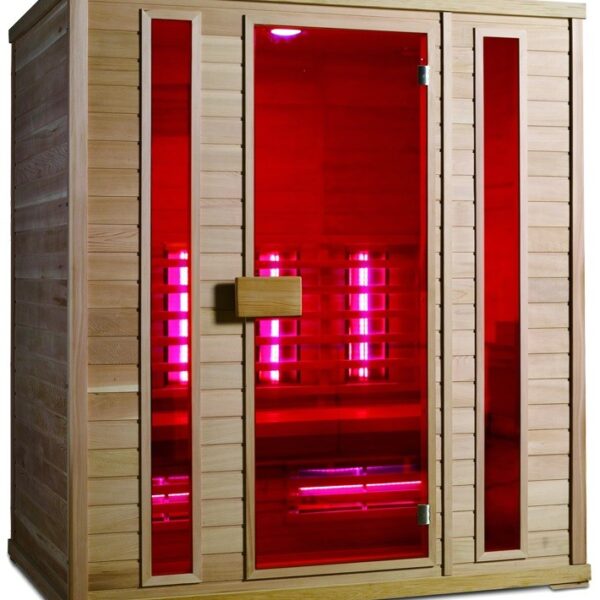 infracervena-sauna-exclusive-six-kanadska-borovice-180x120x200cm-pro-4-osoby-triple-zarice Infračervená sauna EXCLUSIVE SIX / kanadská borovice 180x120x200cm pro 4 osoby Triple zářiče