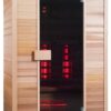 Infračervená sauna EXCLUSIVE THREE / kanadská borovice 130x100x200cm pro 2-3 osoby Triple zářiče