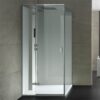 Parní box AWT se zadní stěnou LD208F15 bílý 90x90cm / levý bez vaničky