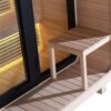 Venkovní sauna AWT THE CUBE X3 Hemlock 225x225 Cilindro 9kW