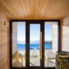 Venkovní sauna AWT THE CUBE X3 Hemlock 225x225 Eos BIO Cubo 9kW